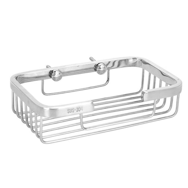 Grade 304 Stainless Steel Brushed Bathroom Wall Mounted Soap Dish Holder Plate